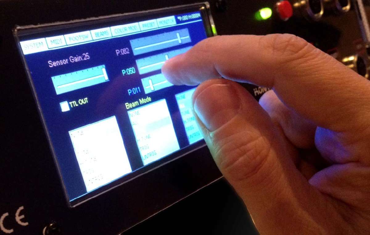 Kromalaser EVO touchscreen
