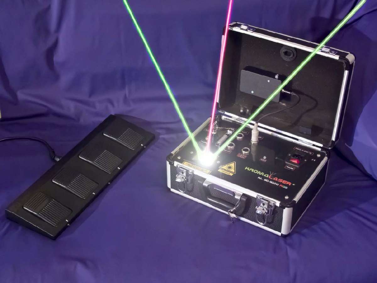 Powerful 3W All-In-one-box Laser Harp from Kromalaser