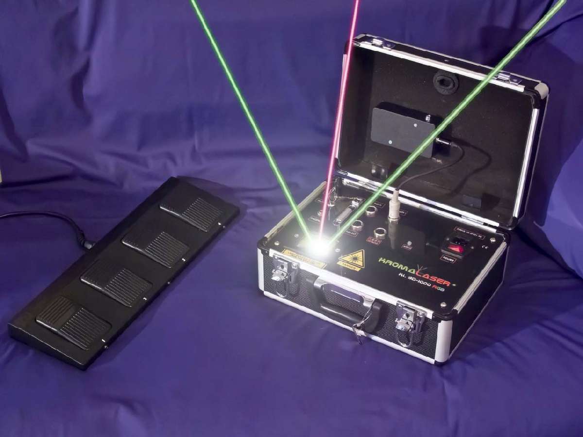 Entry level 1W all-In-one-box Laser Harp from Kromalaser